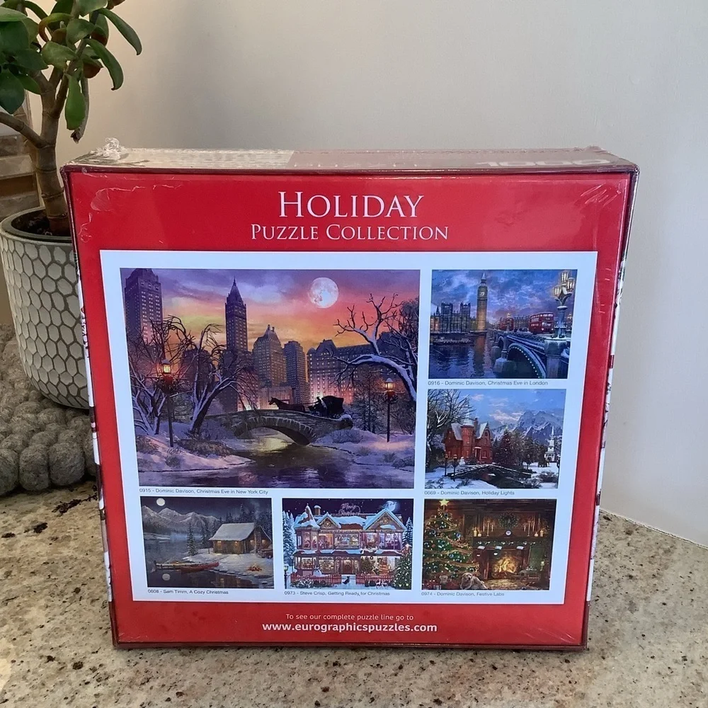 Holiday Dogs Puzzle - 1000 Pieces - Eurographics Puzzle